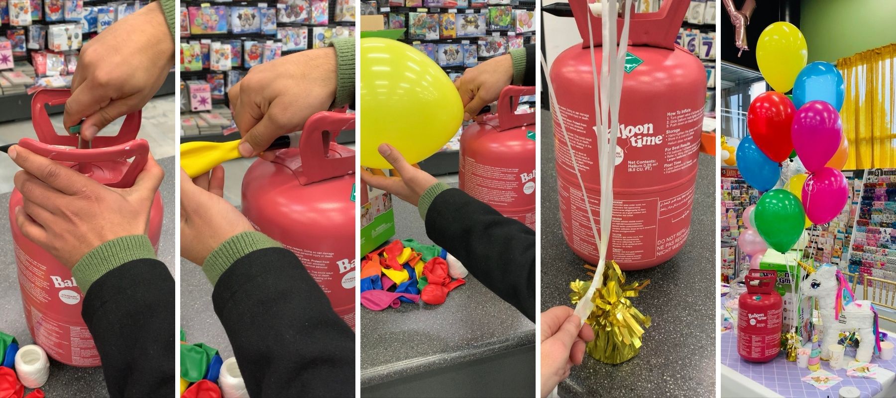 How to Inflate Tank with Helium - Balloon Time